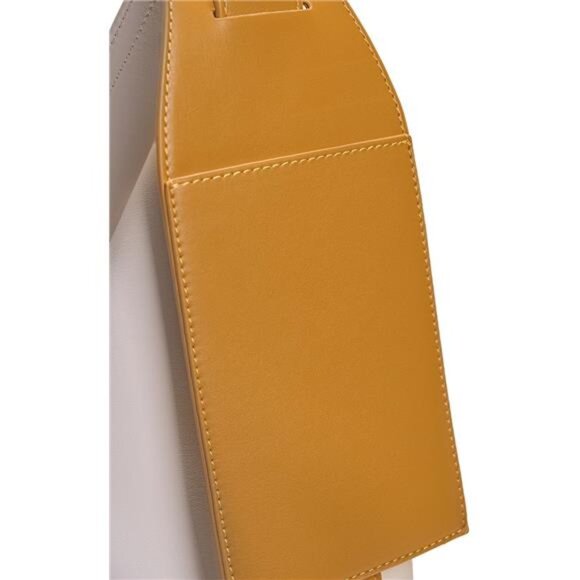 Women Shoulder Handbags with Small Pocket Beige - Picture 5 of 6